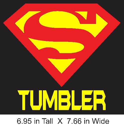 Super Tumbler- Male Vinyl Transfer